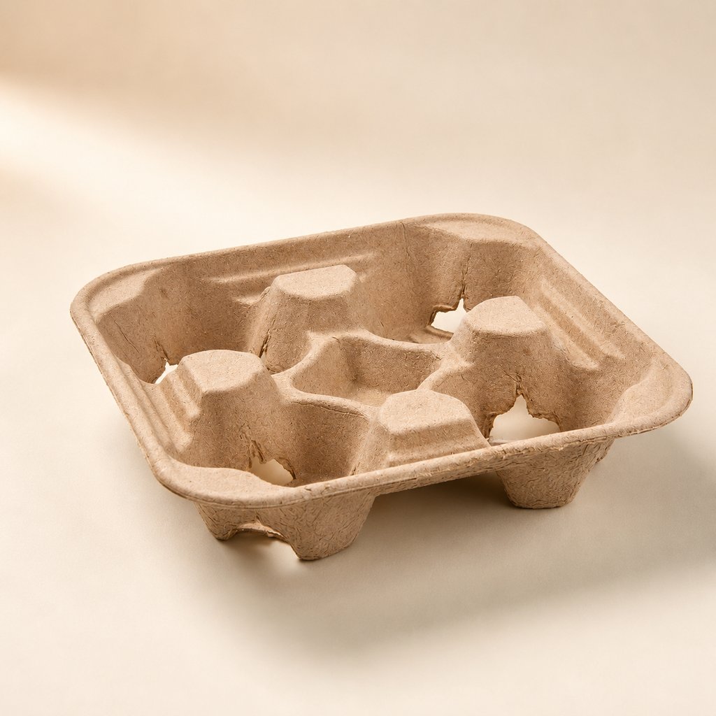 PAPER CORRUGATED 4 CUP HOLDER-300PCS