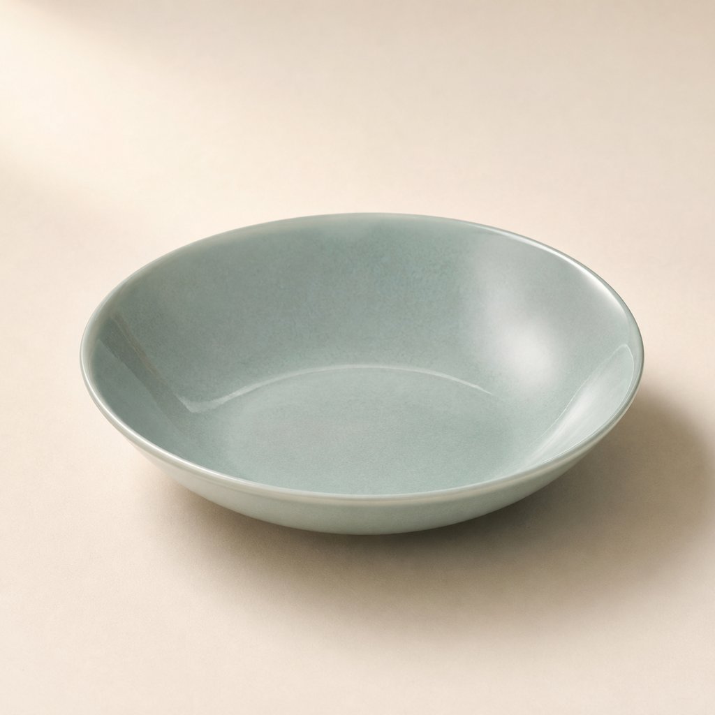 ASSIETTE CREUSE COLORAMA MINT D22CM