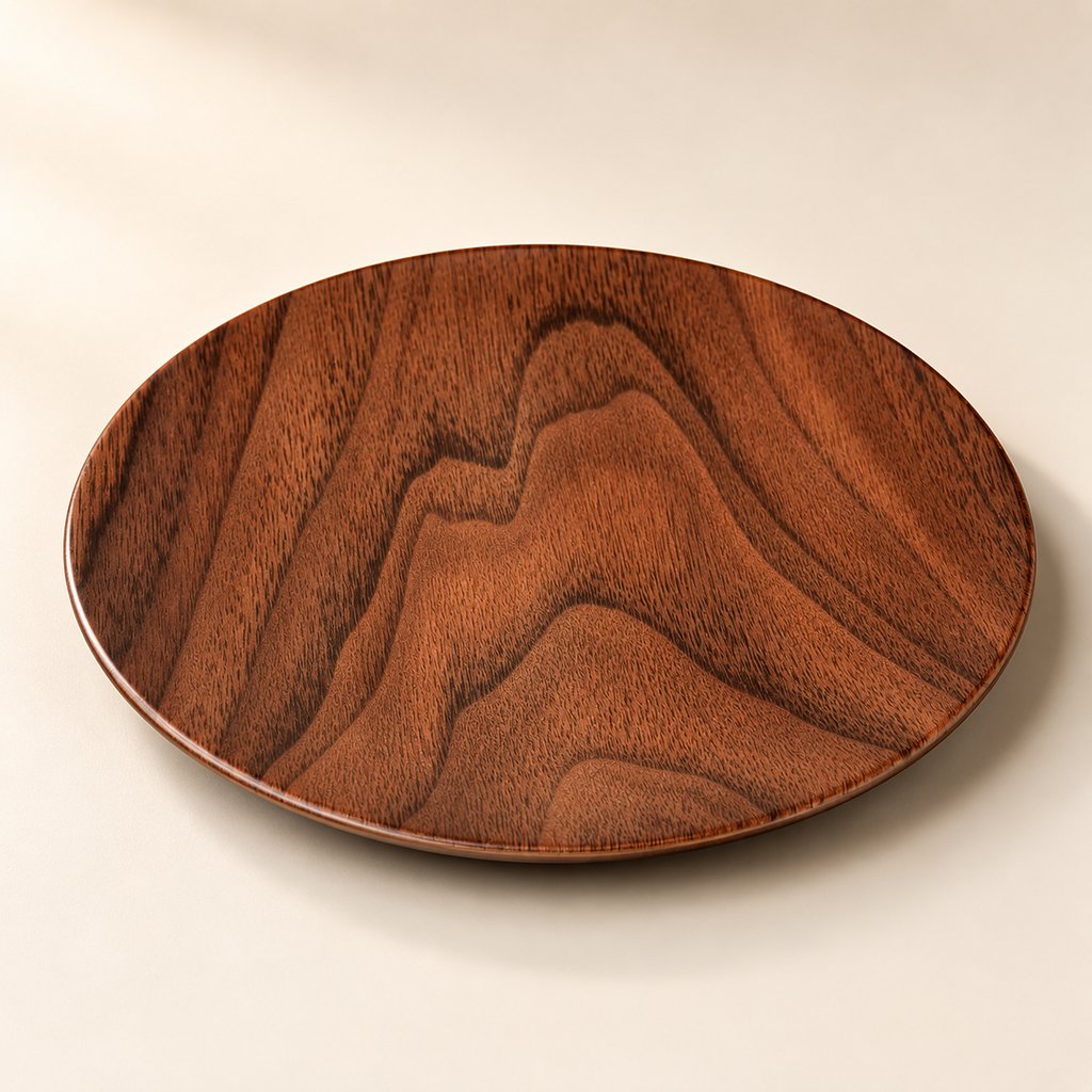 ASSIETTE PLATE BOIS MOOD D26CM