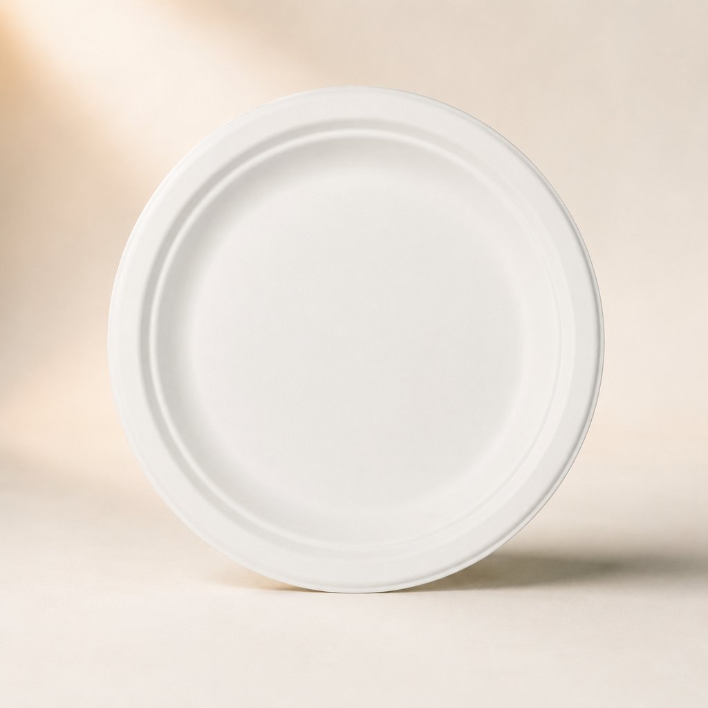 ASSIETTE A JETER RONDE 25CM