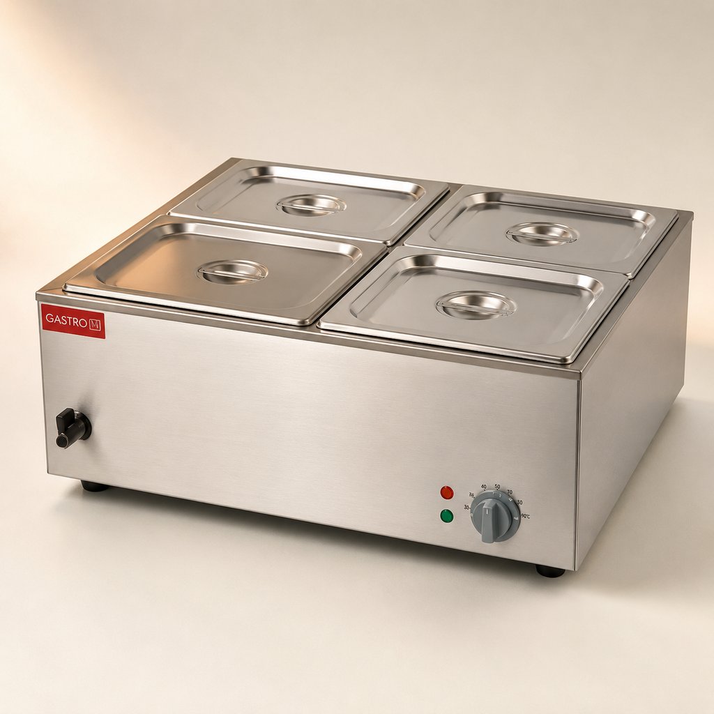 BAIN MARIE ELECTRIQUE 4 BACS 220V/50HZ/1200W 8090