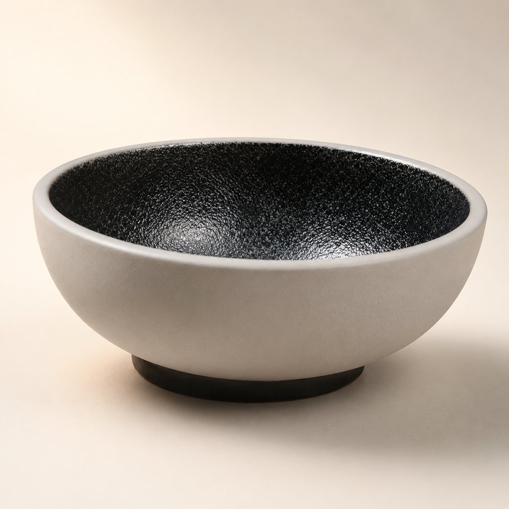 BOL A SOUPE INTERIEUR MARRON 12.4*5.2CM