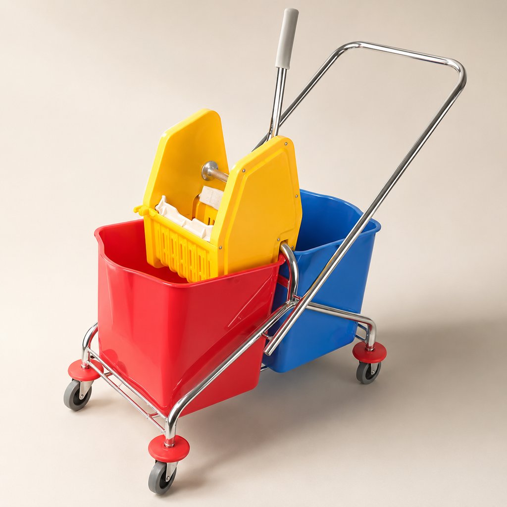 CHARIOT ESSOREUSE A VADROUILLE DOUBLE 60L B-045