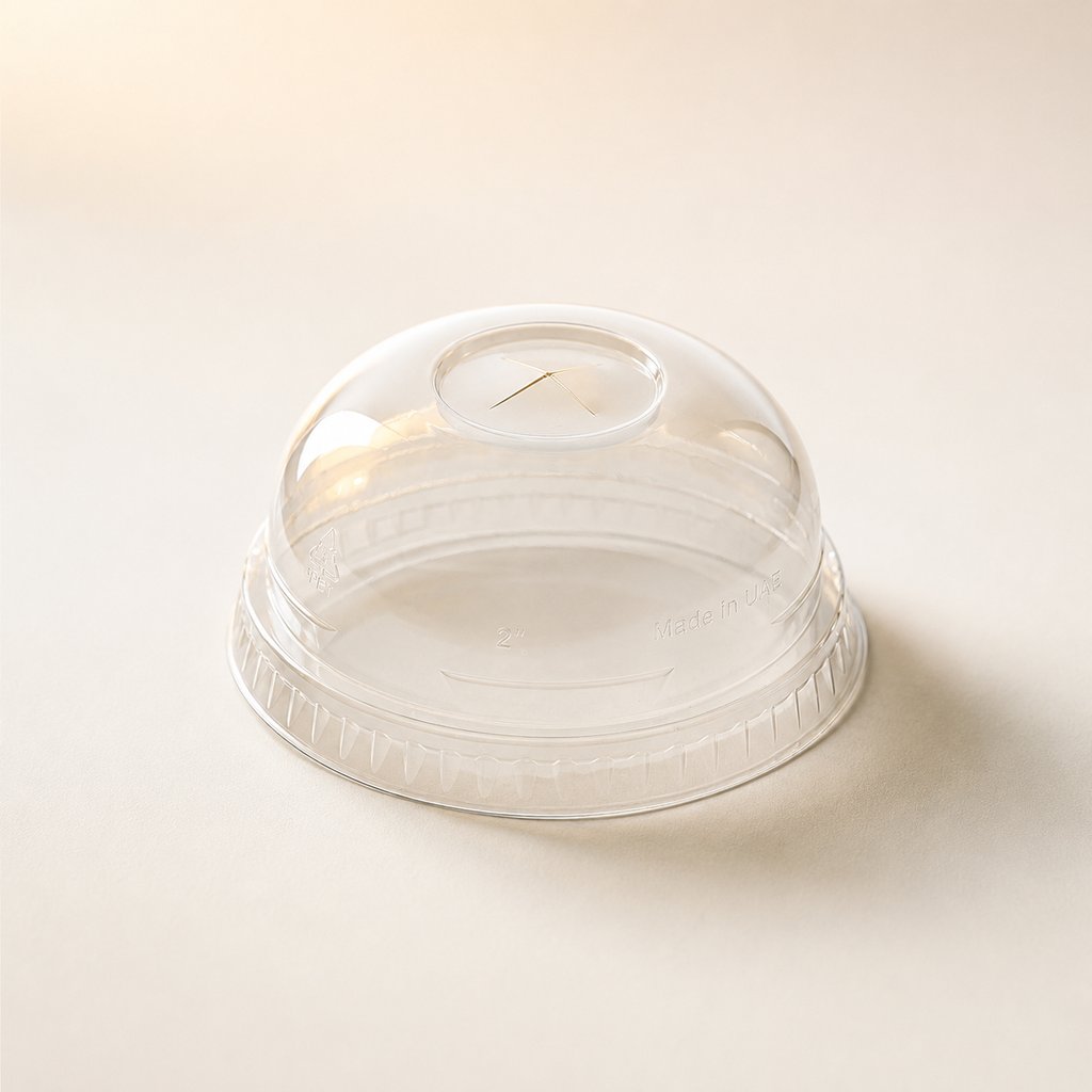 COUVERCLE BOMBE POUR GOBELET A MILKSHAKE (PAQUET DE 100 PIECES)