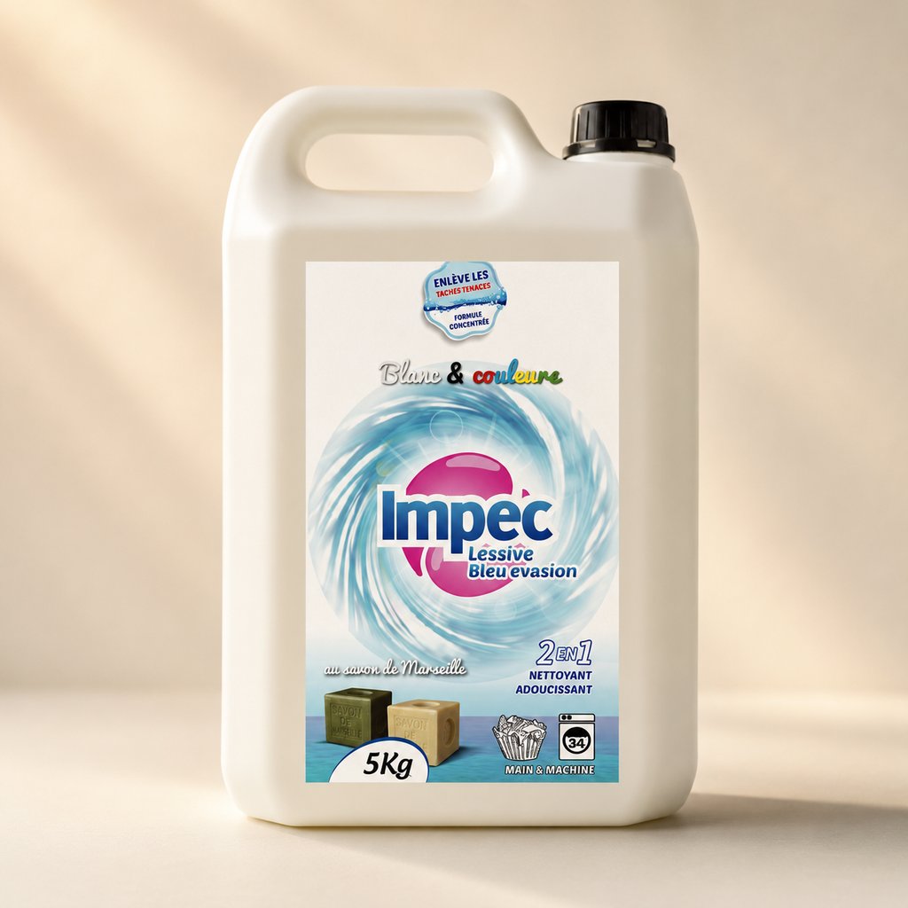 LESSIVE LIQUIDE BLEU EVASION 5KG