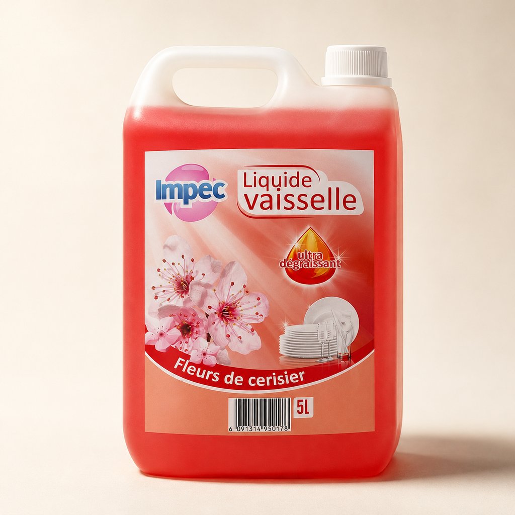 LIQUIDE VAISSELLE FLEURS DE CERISIER 5 L