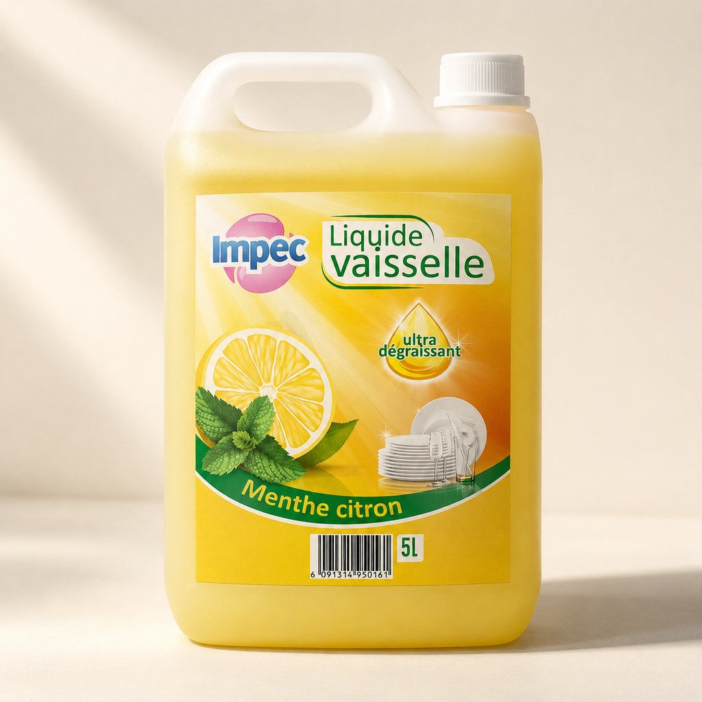 LIQUIDE VAISSELLE MENTHE CITRON SFERO CLEAN 5L