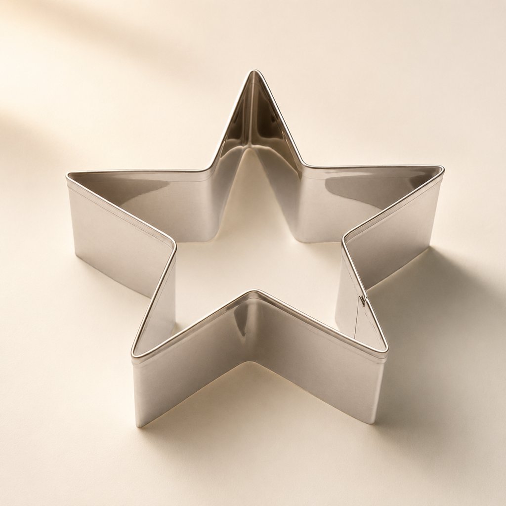 MOULE A ENTREMET INOX FORME ETOILE GAMME BAHIA 25 CM H 5 CM