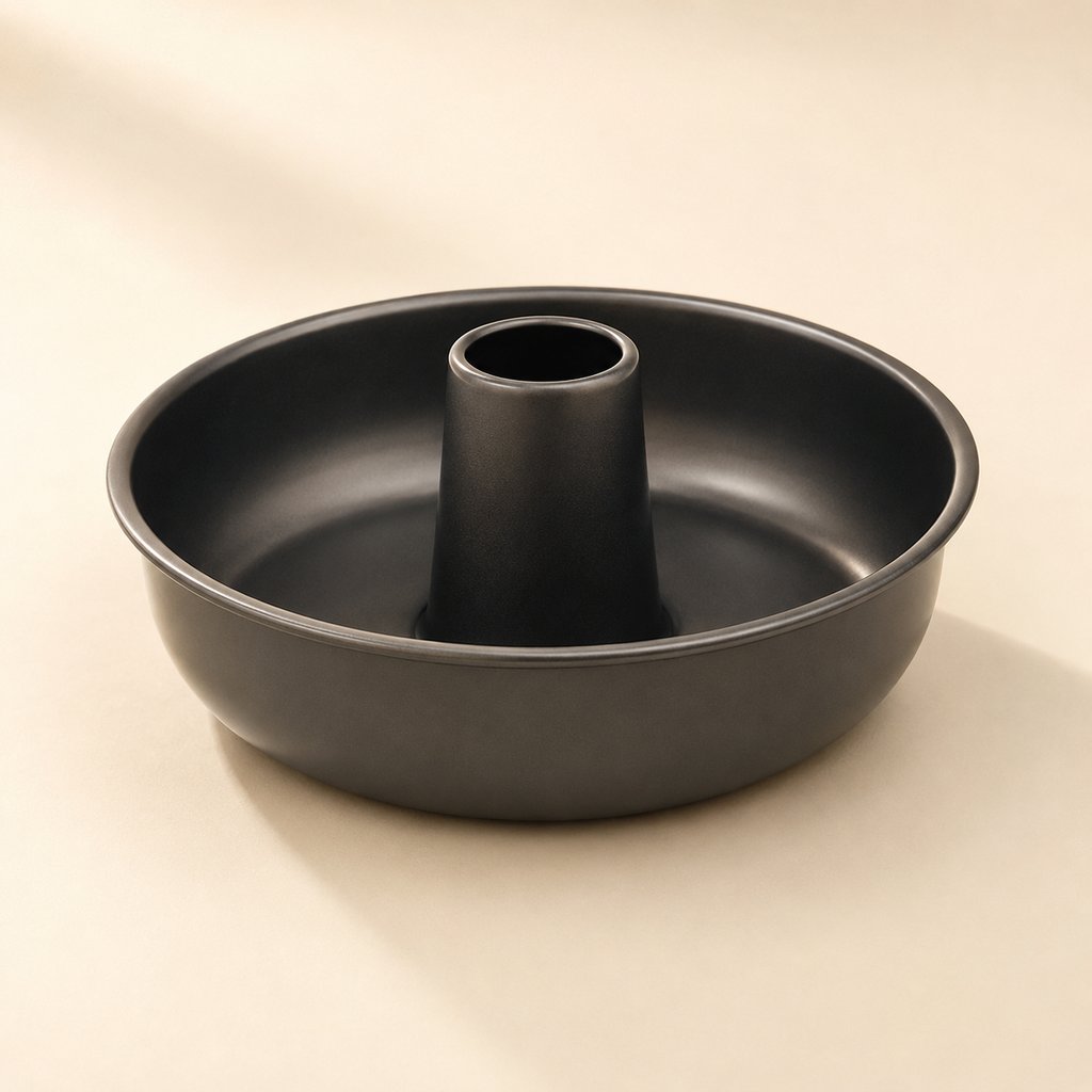 MOULE À SAVARIN ACIER GAMME GOURMANDISE Ø 25 CM H 6.5 CM REVÊTEMENT INTÉRIEUR ANTI-ADHÉSIF