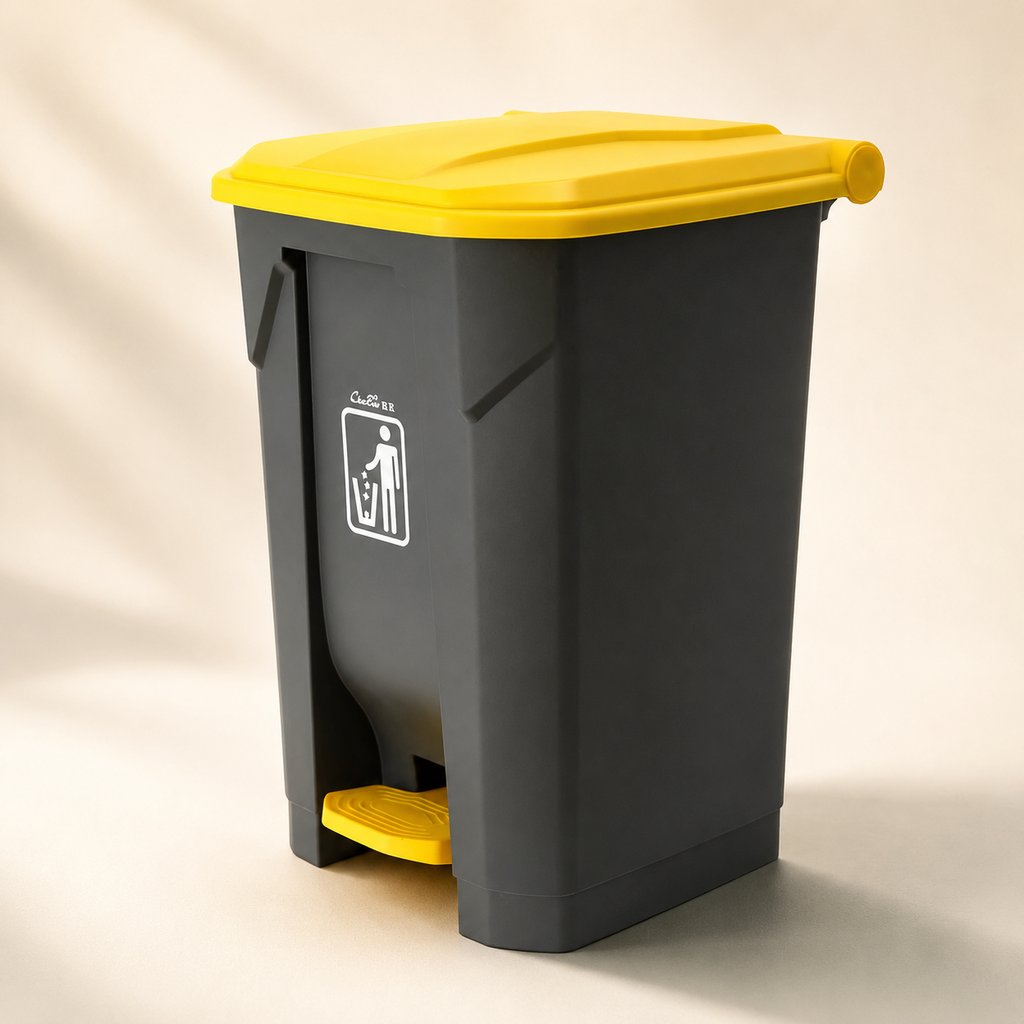 POUBELLE A PEDALE 41,5X40X60CM(45L)