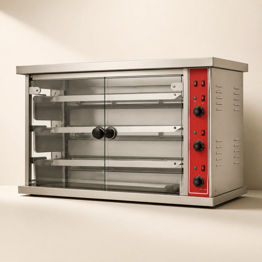 ROTISSERIE 3 ETAGES A GAZ 1180X490X710MM