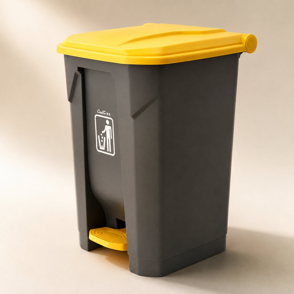 POUBELLE A PEDALE 41,2X39,4X42,4CM(30L)