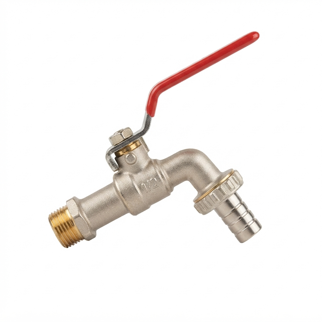 ROBINET A SPHERE A RAN M 1/2 - (3/4) D15 NICKEL VRAC ETIQUETE