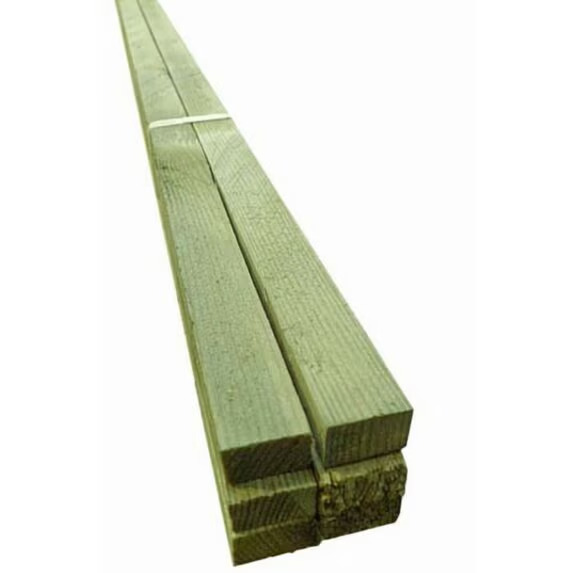 TASSEAU SAPIN BRUT TRAIT AUTOCLAVE LOT DE 6 2000X24 EPAISSEUR 24MM