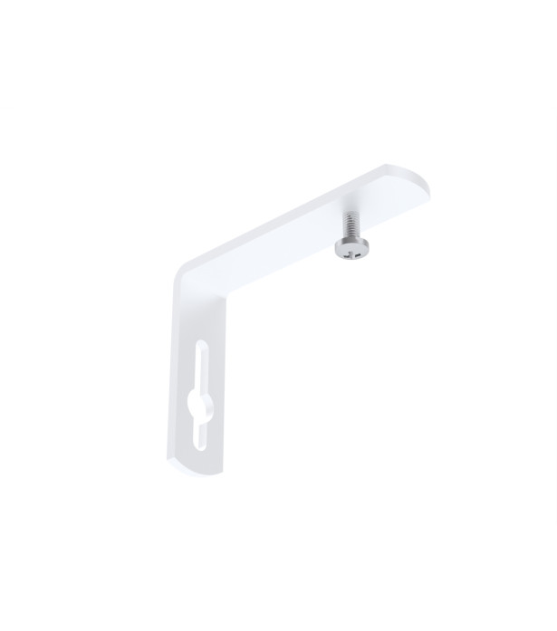 2 SUP.EQUERRE 115MM BLANC RAIL EXPRESS BLANC 95X215X20MM