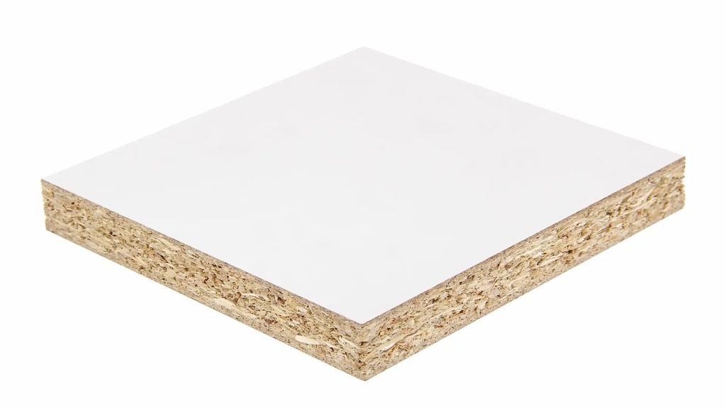 PANNEAU PREDECOUPES MELAMINE BLANC 18MM