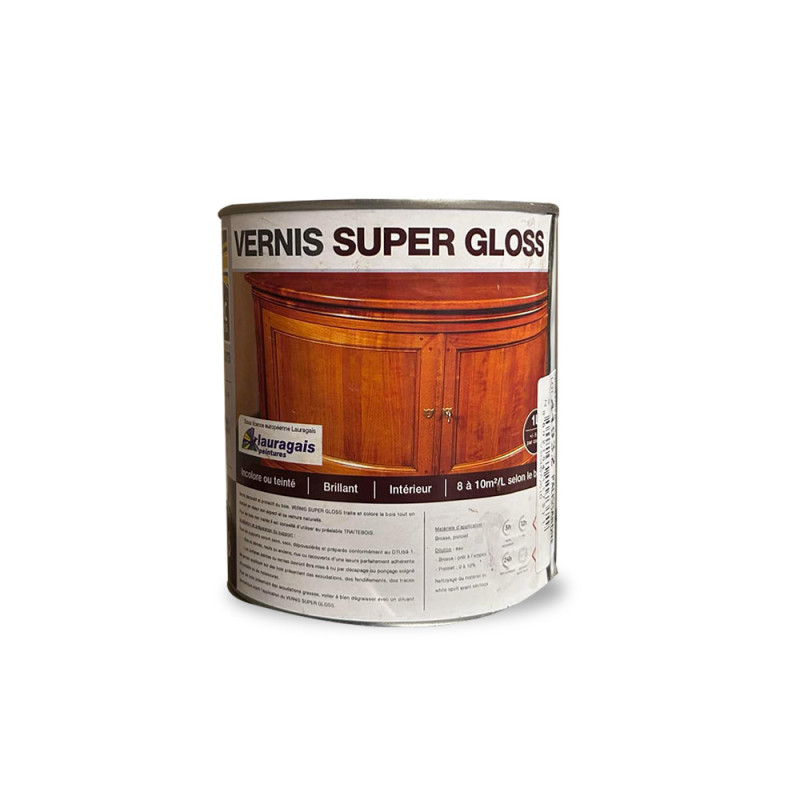VERNIS EXTRA GLOSS EN BIDON DE 1L INCOLORE (MTAN)