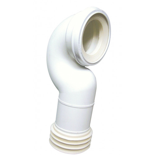 PIPE WC COUDEE GAIN DE PLACE PUSH FIT