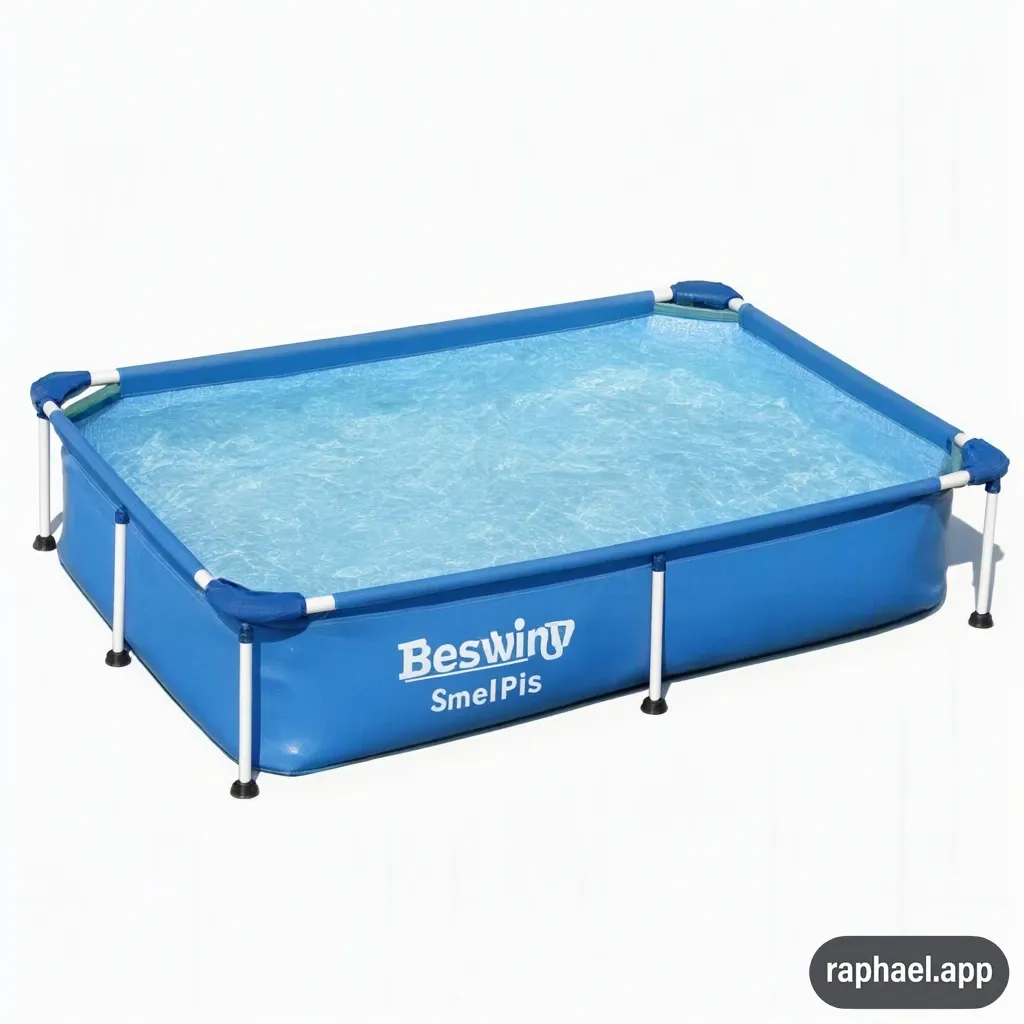 PISCINE RECTANGLE STEELPRO 221X150X43