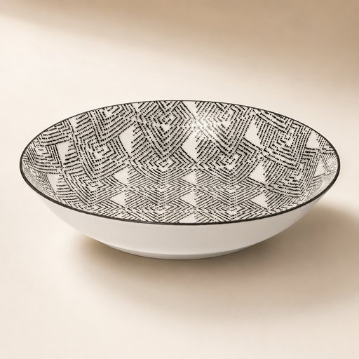 ASSIETTE CREUSE BOHEMIA ETNIC D20CM