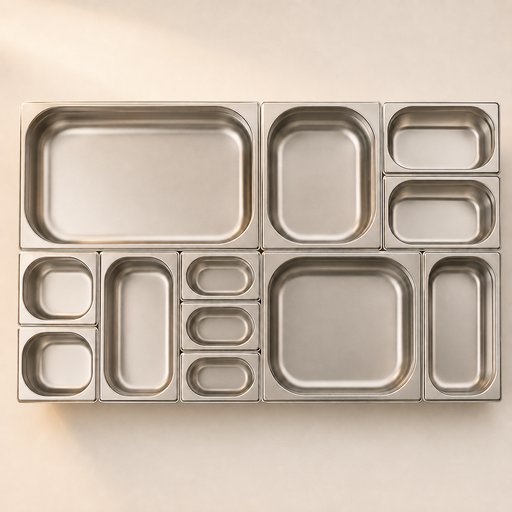 BAC GASTRONORME 2/1 650*530*100MM