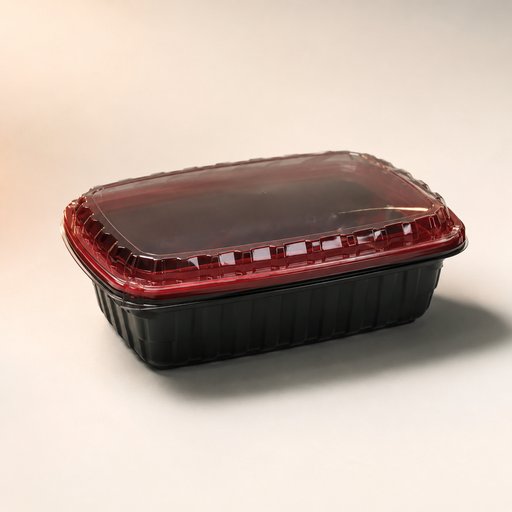 BOITE RECTANGLE AVEC COUVERCLE 1000ML