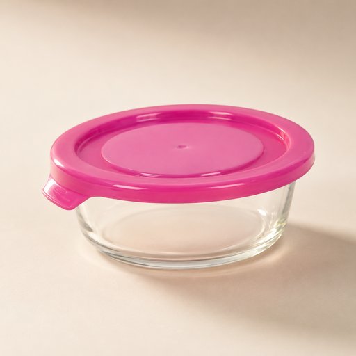 BOITE ROND EN VERRE A COUVERCLE PLAST 1,3L CT6