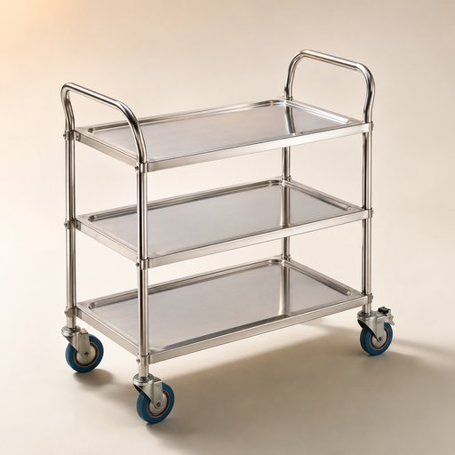 CHARIOT DESSERT INOX 3 ETAGES 860*540*940MM