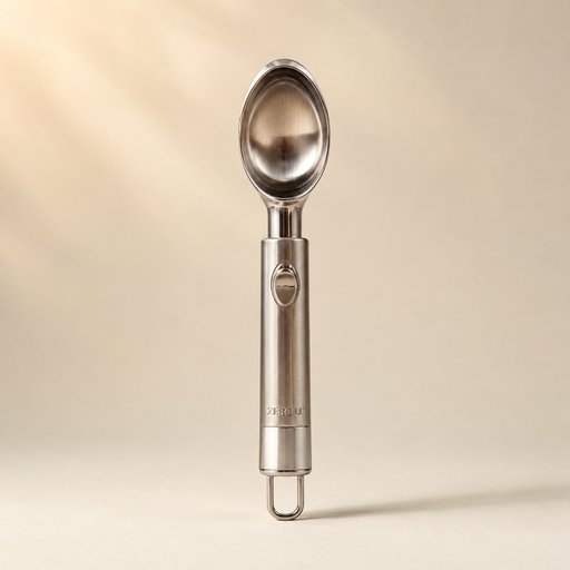 CUILLÈRE A GLACE INOX L 20.5 CM VENDU EN CRAVATE DE 12 PIÈCES