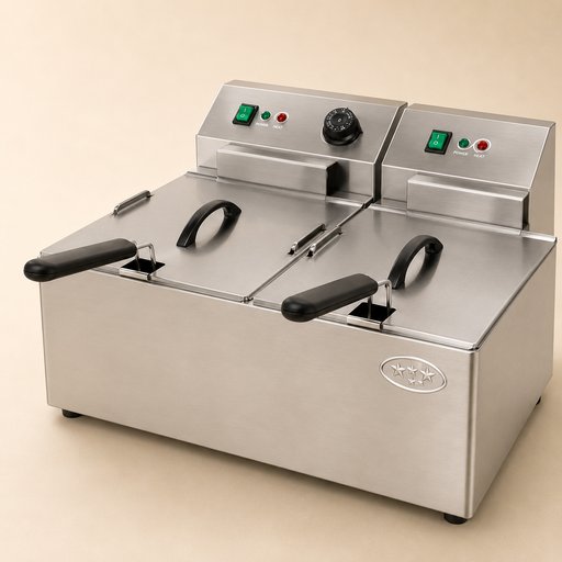 FRITEUSE ELEC. GN1/2 DOUBLE 8+8LTR