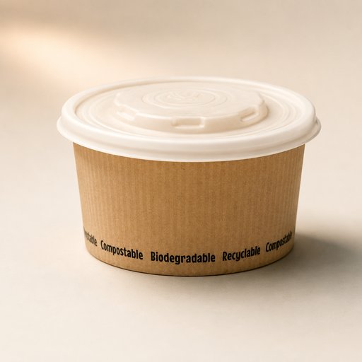 GOBELET A SOUPE AVEC PLA 24OZ X500/(20X25PCS) COUV=210LPLAS32 (709ML)