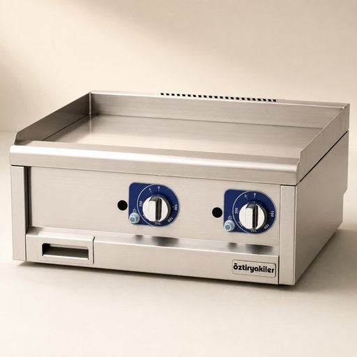 GRILL DOUBLE GAZ A POSER (LISSE) 600*600*260MM