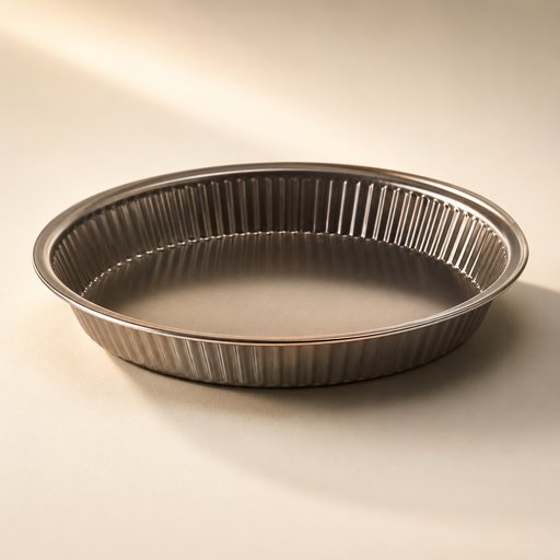 MOULE À TARTE ACIER GAMME GOURMANDISE Ø 30 CM H 3 CM REVÊTEMENT INTÉRIEUR ANTI-ADHÉSIF COLORIS GRIS