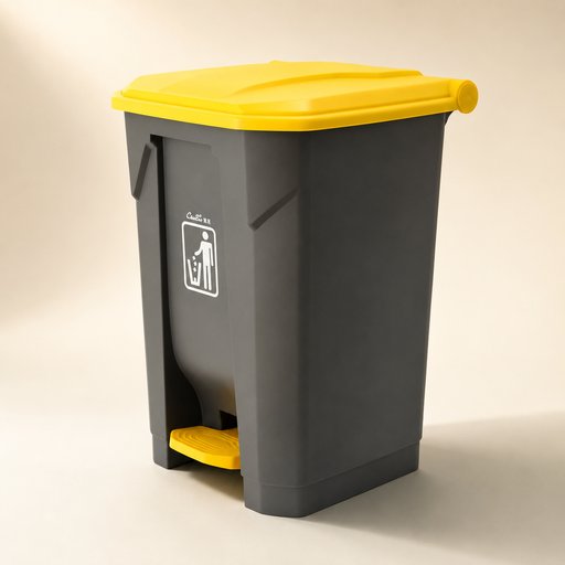 POUBELLE A PEDALE 48X43X65,5CM(68L)