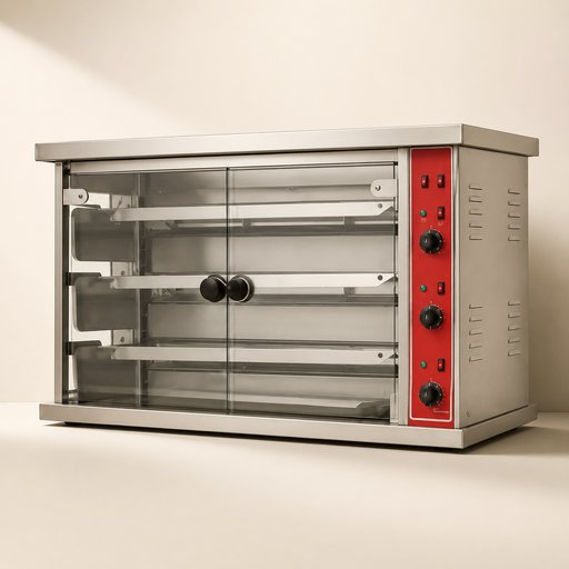 ROTISSERIE 3 ETAGES A GAZ 1180X490X710MM