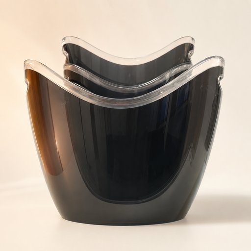 SEAU A GLACE POLYCARBONATE  NOIR 8L