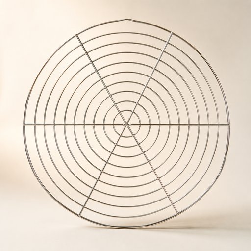 VOLETTE GÂTEAU FIL CHROME Ø 32 CM H 1.5 CM