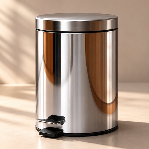 POUBELLE INOX 5 LITRES